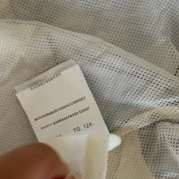 Moncler 100% authentic Kids Cream and Black coats jacket lightweight girl boy - Picture 7 of 9